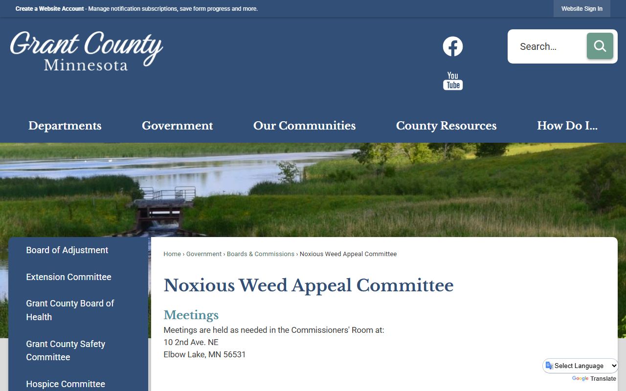 Grant County District Court website