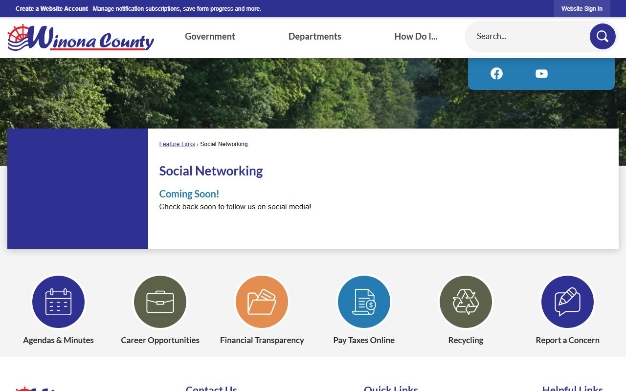 Winona County Sheriff website